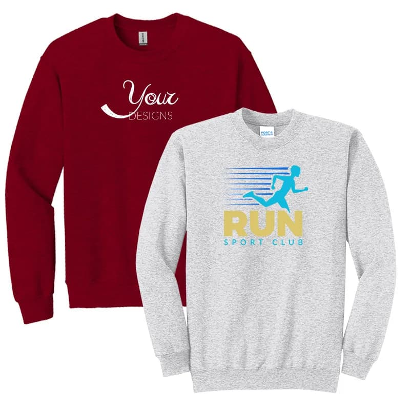 Crewneck Sweatshirts - custom hoodies & sweatshirts