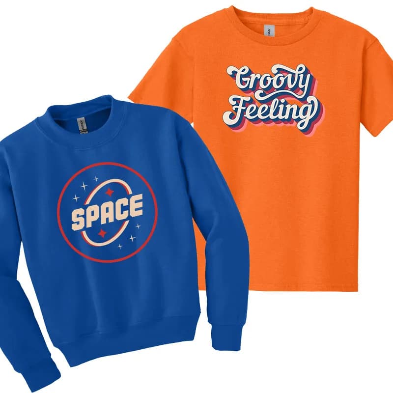 Kids custom apparel