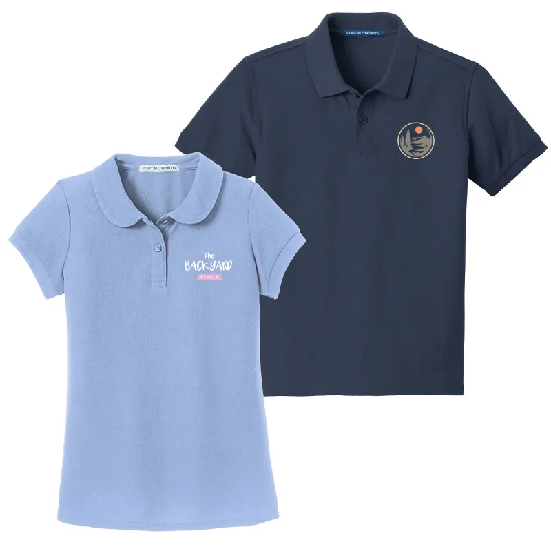 Kids Polos - custom polo shirts