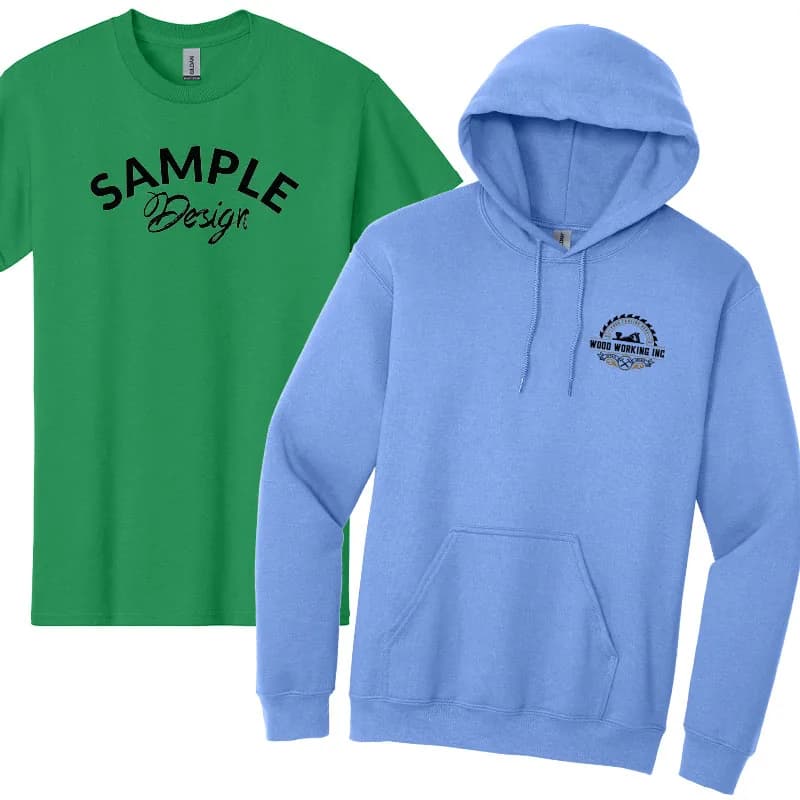 No-minimum custom apparel