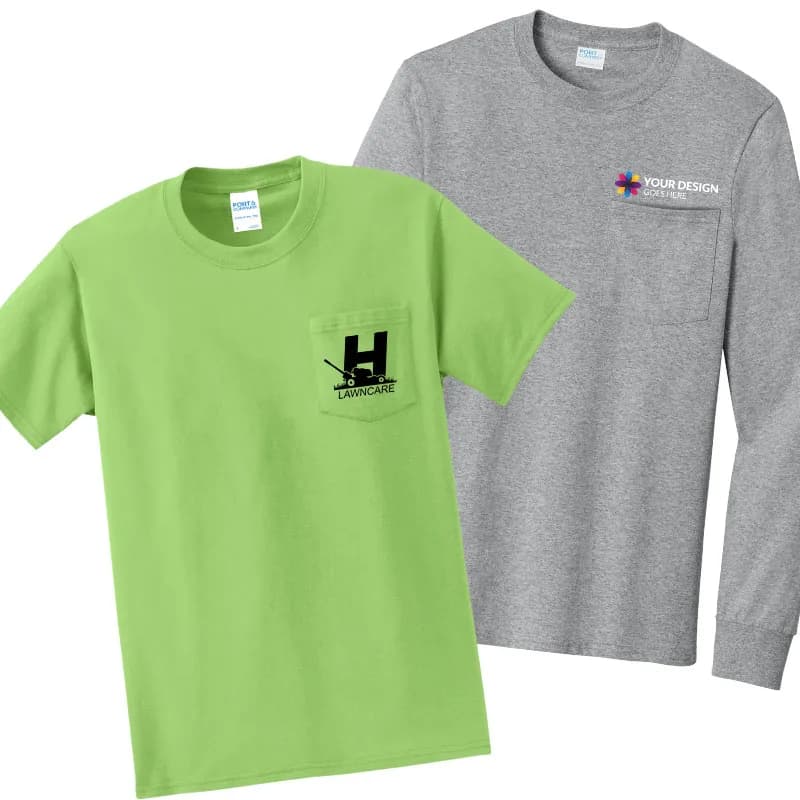 Custom pocket t-shirts