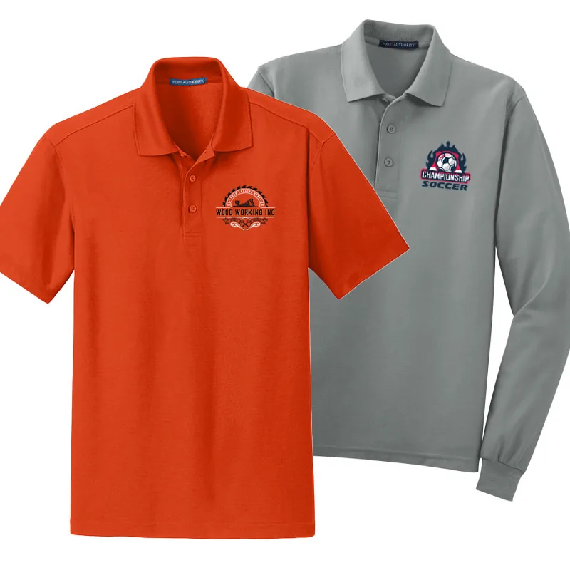 Printed Polos - custom polo shirts