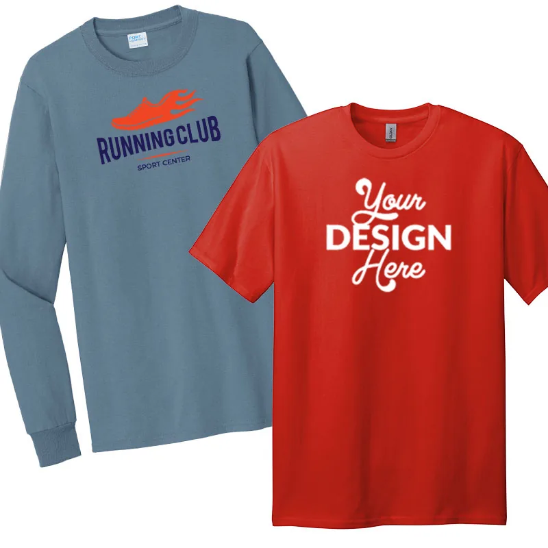 Tall-size custom t-shirts