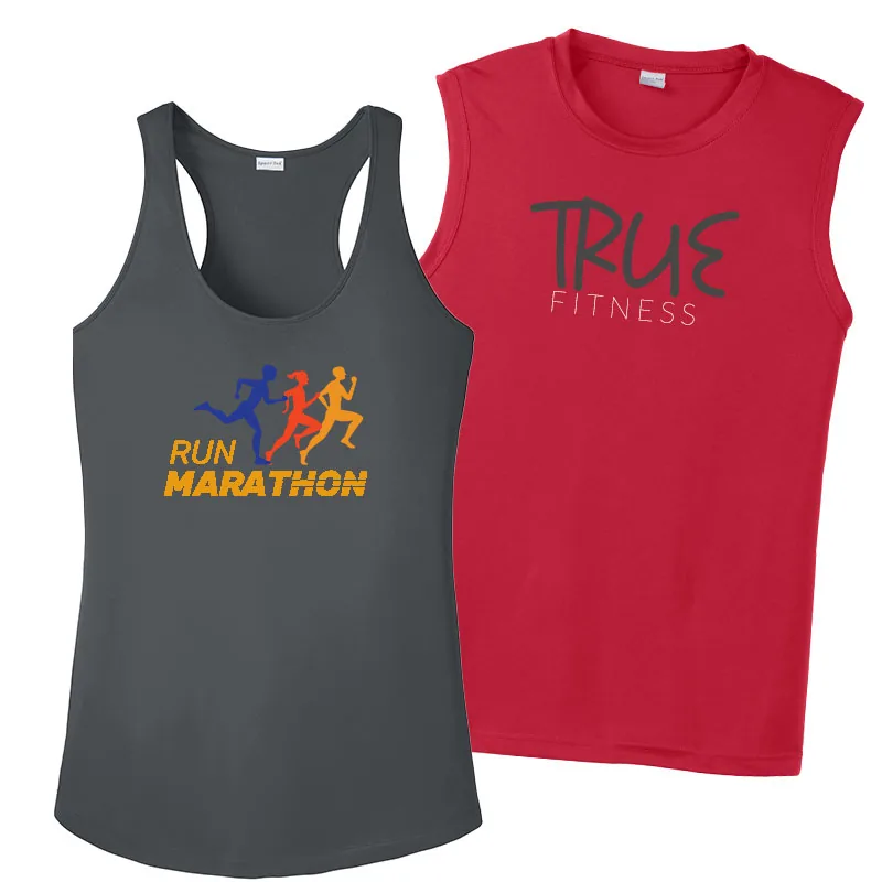 Custom tank tops and sleeveless tees