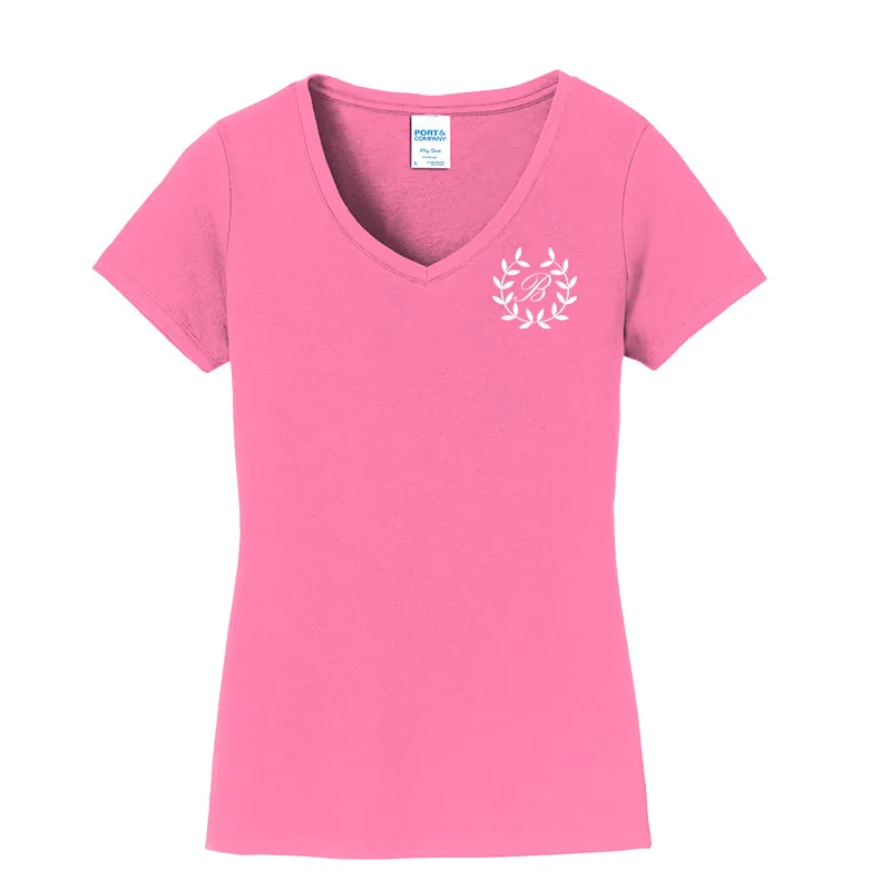 Custom v-neck t-shirts