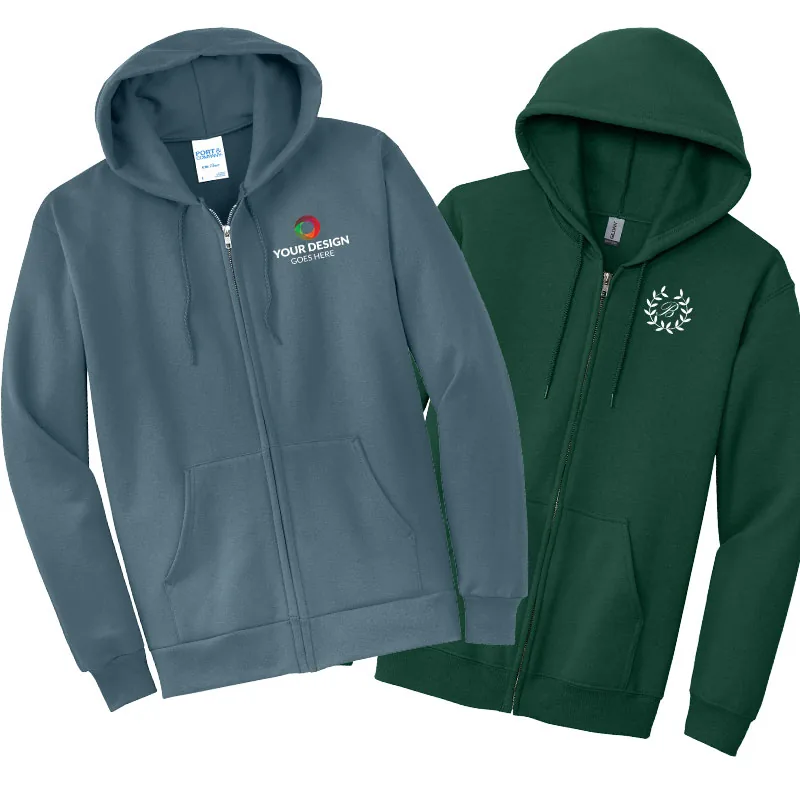 Zip-Up Hoodies - custom hoodies & sweatshirts