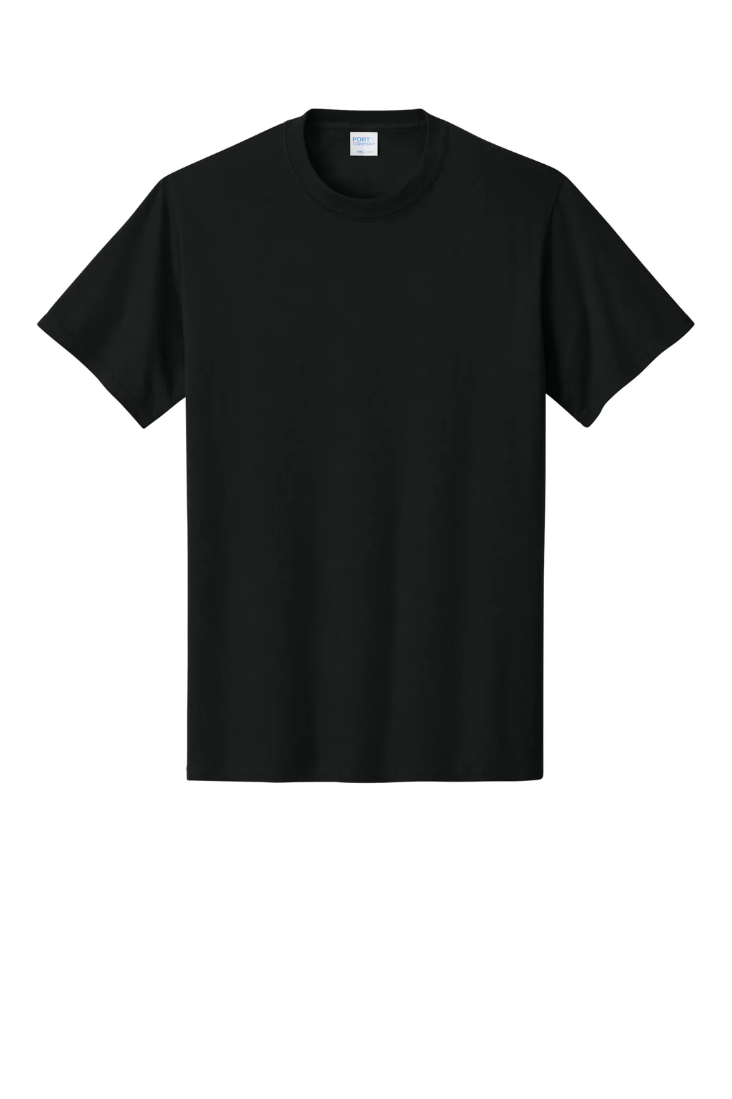 Jet-black classic cotton crew-neck t-shirt printed same day near Salt Lake City - Koala-Tees
